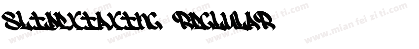 slidexiaxing reglular字体转换